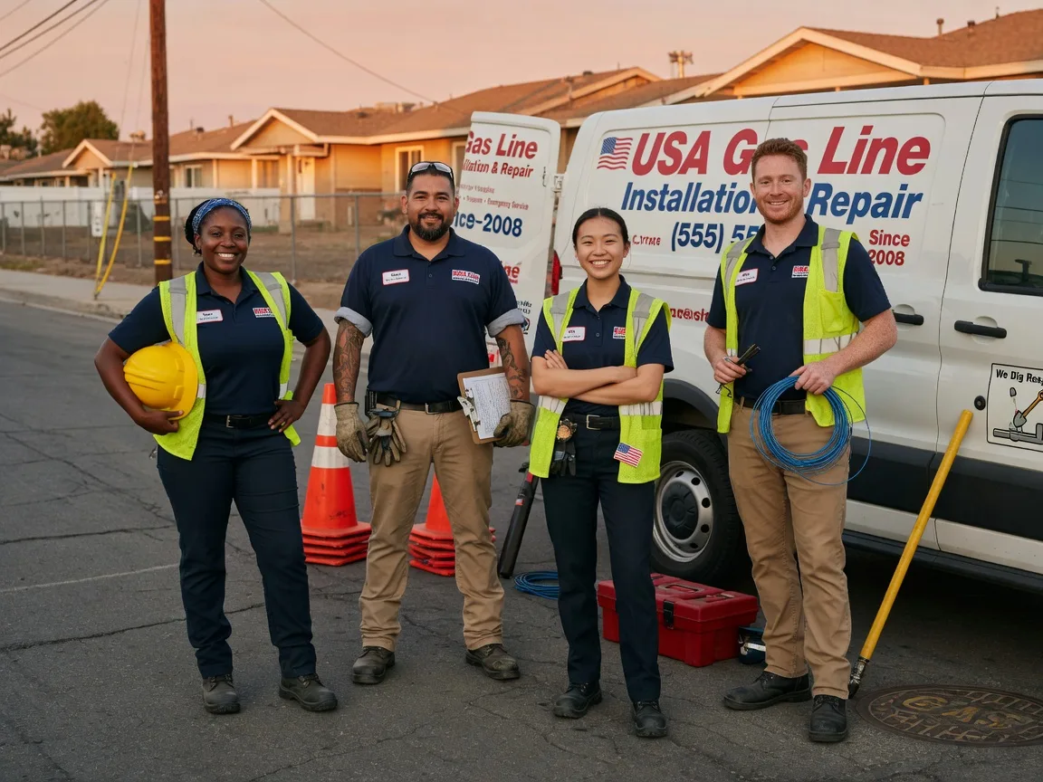 Gas Line Installation company in Cadogan, PA